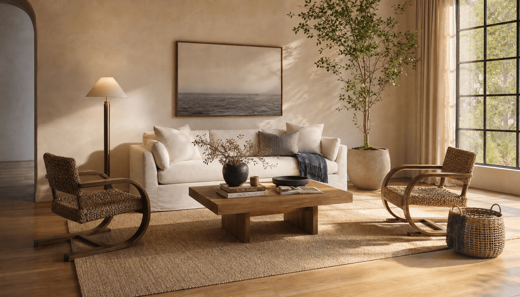 After – Relaxed living room