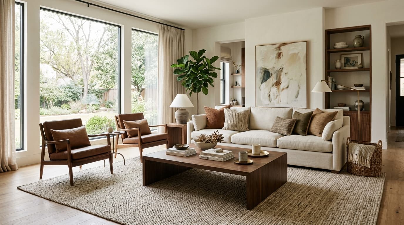 Room styled with FirstChair, Steph C.